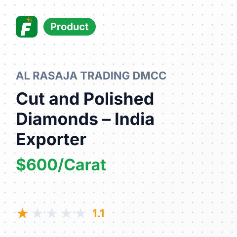 Cut and Polished Diamonds – summary card, no photo uploaded yet