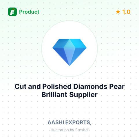 Cut and Polished Diamonds Pear Brilliant – summary card, no photo uploaded yet