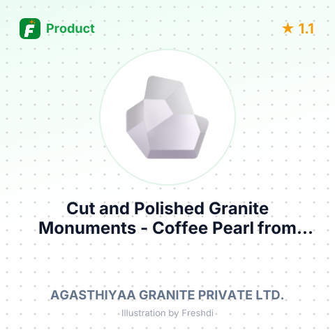 Cut and Polished Granite Monuments - Coffee Pearl – summary card, no photo uploaded yet