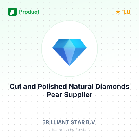 Cut and Polished Natural Diamonds Pear – summary card, no photo uploaded yet