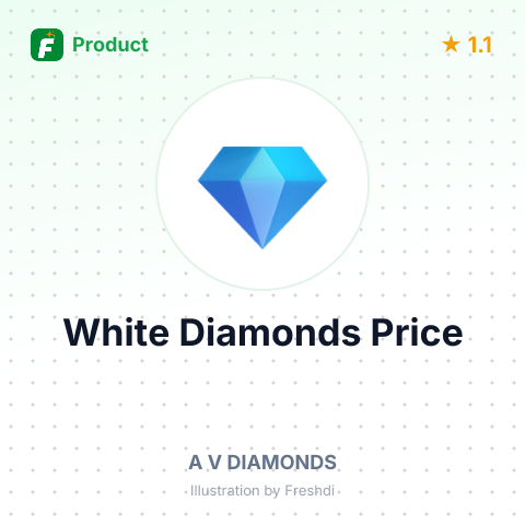 Cut and Polished Pear White Diamonds – summary card, no photo uploaded yet