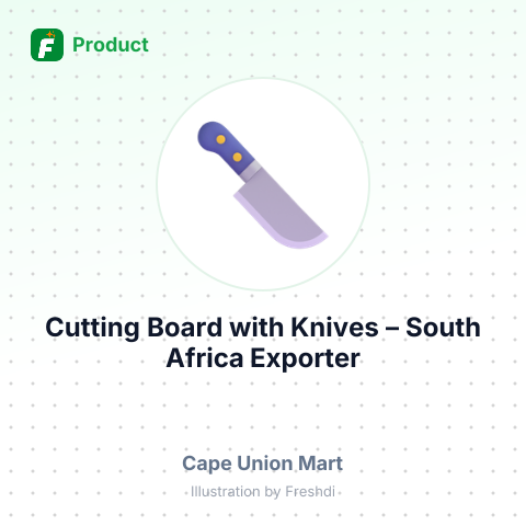Cutting Board with Knives – summary card, no photo uploaded yet