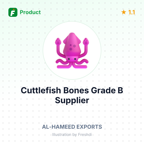 Cuttlefish Bones Grade B – summary card, no photo uploaded yet