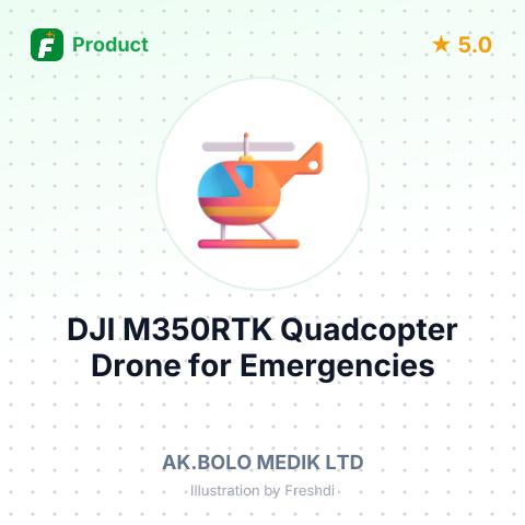 DJI M350RTK Quadcopter Drone for Emergencies – summary card, no photo uploaded yet