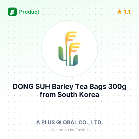 DONG SUH Barley Tea Bags 300g – summary card, no photo uploaded yet