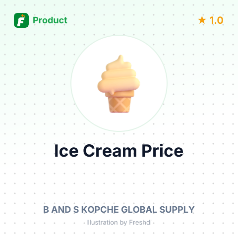 Dairy Ice Cream – summary card, no photo uploaded yet