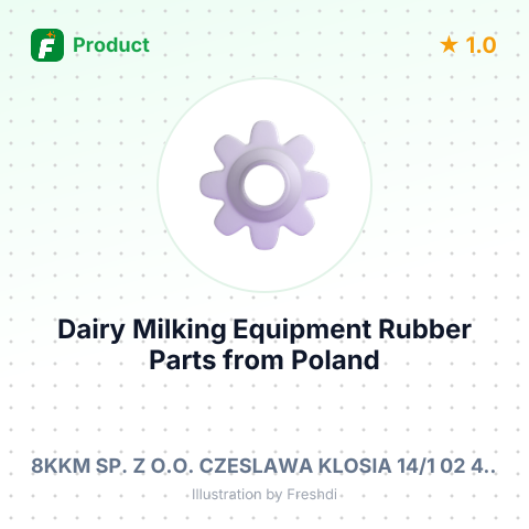 Dairy Milking Equipment Rubber Parts – summary card, no photo uploaded yet