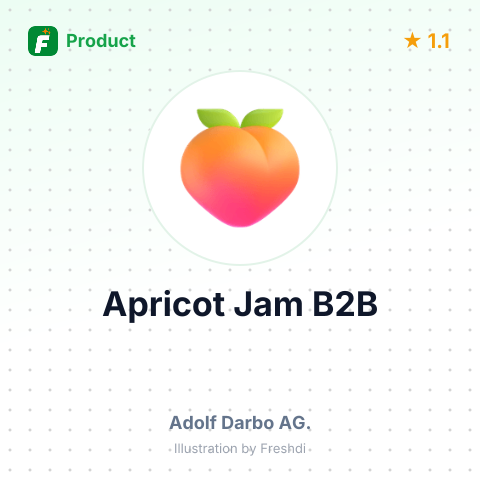 Darbo Apricot Jam in Jars – summary card, no photo uploaded yet