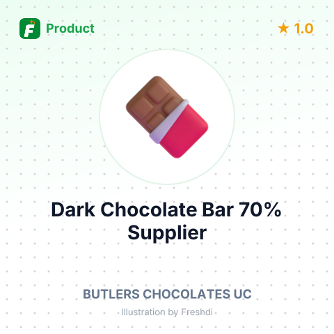 Dark Chocolate Bar 70% – summary card, no photo uploaded yet
