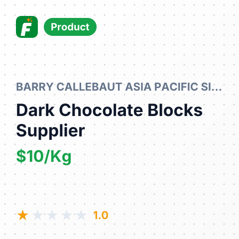 Dark Chocolate Blocks – summary card, no photo uploaded yet