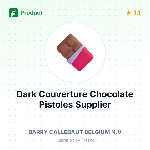 Dark Couverture Chocolate Pistoles – summary card, no photo uploaded yet