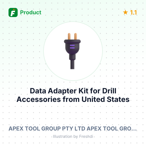 Data Adapter Kit for Drill Accessories – summary card, no photo uploaded yet