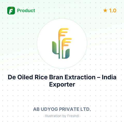 De Oiled Rice Bran Extraction – summary card, no photo uploaded yet