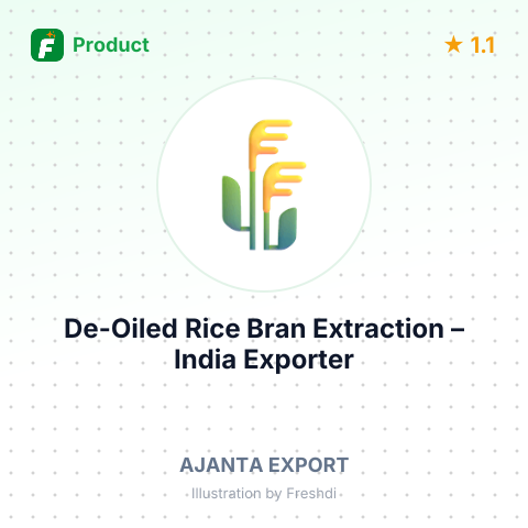 De-Oiled Rice Bran Extraction – summary card, no photo uploaded yet