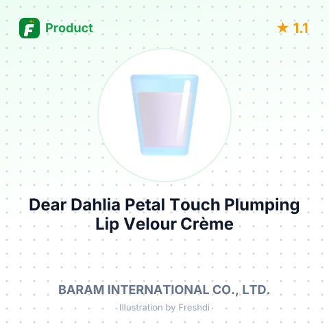 Dear Dahlia Petal Touch Plumping Lip Velour Crème – summary card, no photo uploaded yet