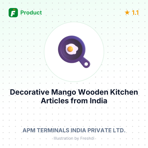 Decorative Mango Wooden Kitchen Articles – summary card, no photo uploaded yet