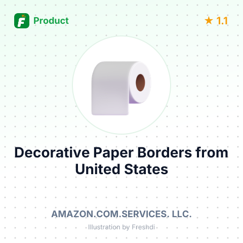 Decorative Paper Borders – summary card, no photo uploaded yet