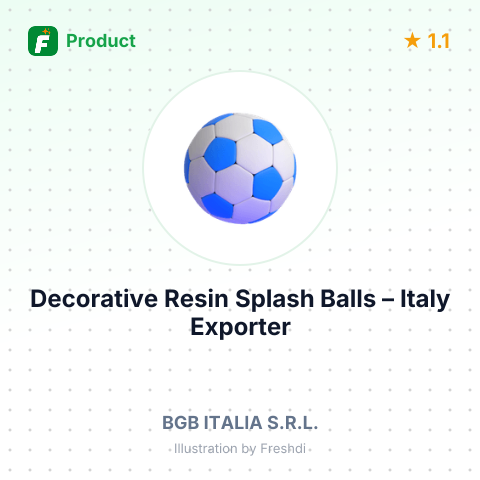 Decorative Resin Splash Balls – summary card, no photo uploaded yet