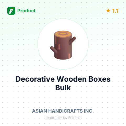 Decorative Wooden Boxes – summary card, no photo uploaded yet