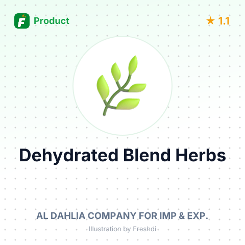 Dehydrated Blend Herbs – summary card, no photo uploaded yet