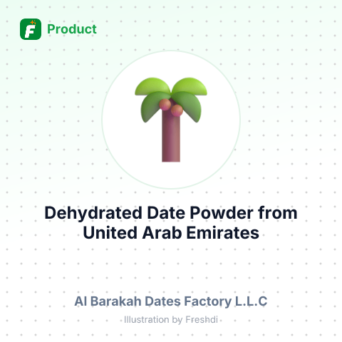 Dehydrated Date Powder – summary card, no photo uploaded yet