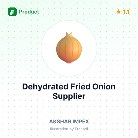 Dehydrated Fried Onion – summary card, no photo uploaded yet