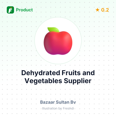 Dehydrated Fruits and Vegetables – summary card, no photo uploaded yet