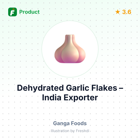 Dehydrated Garlic Flakes – summary card, no photo uploaded yet
