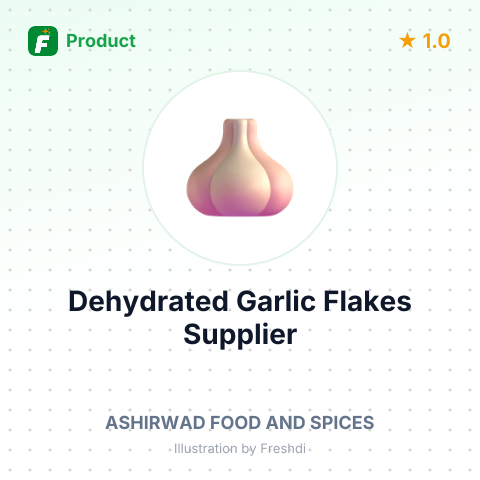 Dehydrated Garlic Flakes – summary card, no photo uploaded yet