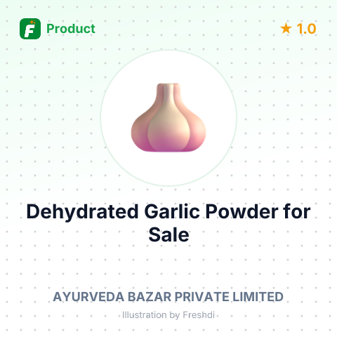Dehydrated Garlic Powder – summary card, no photo uploaded yet