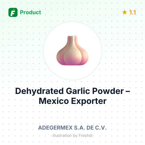 Dehydrated Garlic Powder – summary card, no photo uploaded yet