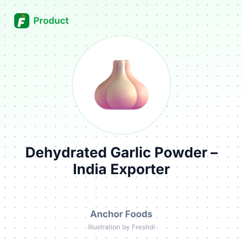 Dehydrated Garlic Powder – summary card, no photo uploaded yet