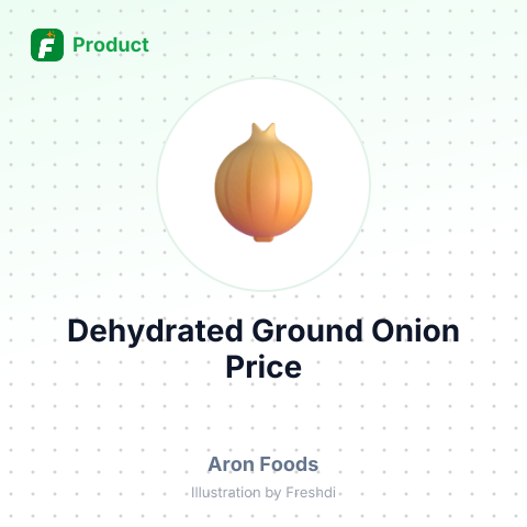 Dehydrated Ground Onion Grade A – summary card, no photo uploaded yet
