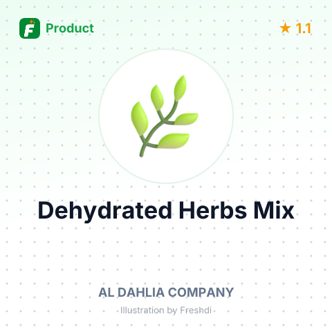 Dehydrated Herbs Mix – summary card, no photo uploaded yet