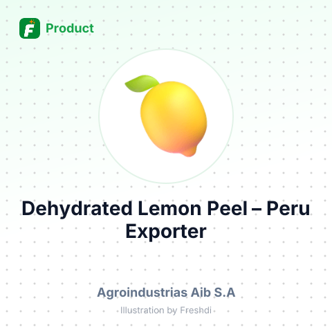 Dehydrated Lemon Peel – summary card, no photo uploaded yet