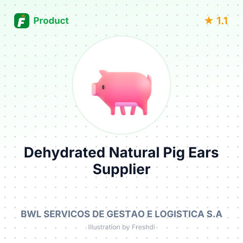 Dehydrated Natural Pig Ears – summary card, no photo uploaded yet