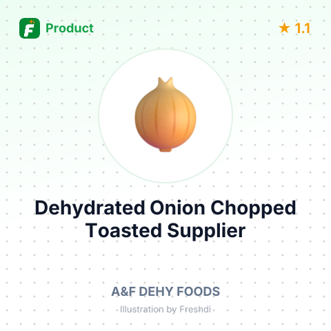 Dehydrated Onion Chopped Toasted – summary card, no photo uploaded yet