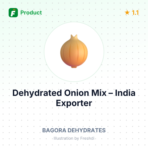 Dehydrated Onion Mix – summary card, no photo uploaded yet