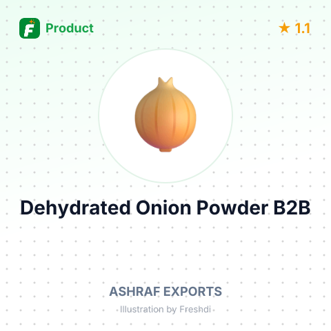 Dehydrated Onion Powder – summary card, no photo uploaded yet