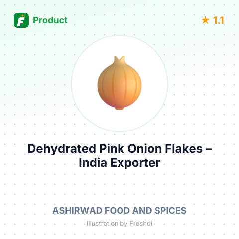 Dehydrated Pink Onion Flakes – summary card, no photo uploaded yet