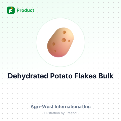 Dehydrated Potato Flakes – summary card, no photo uploaded yet