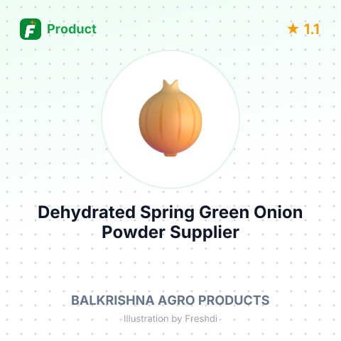 Dehydrated Spring Green Onion Powder – summary card, no photo uploaded yet