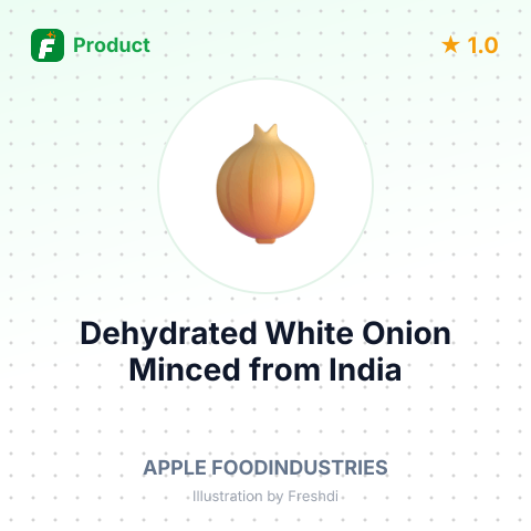 Dehydrated White Onion Minced – summary card, no photo uploaded yet