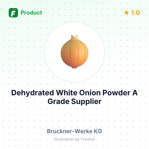 Dehydrated White Onion Powder A Grade – summary card, no photo uploaded yet
