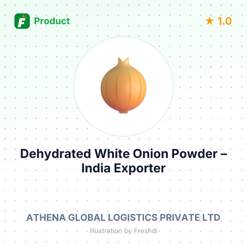 Dehydrated White Onion Powder – summary card, no photo uploaded yet