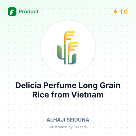 Delicia Perfume Long Grain Rice – summary card, no photo uploaded yet