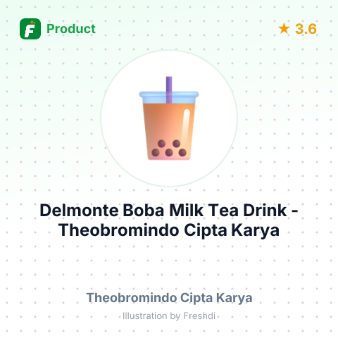 Delmonte Boba Milk Tea Drink – summary card, no photo uploaded yet