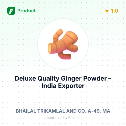 Deluxe Quality Ginger Powder – summary card, no photo uploaded yet