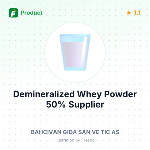Demineralized Whey Powder 50% (Spray Dried) – summary card, no photo uploaded yet