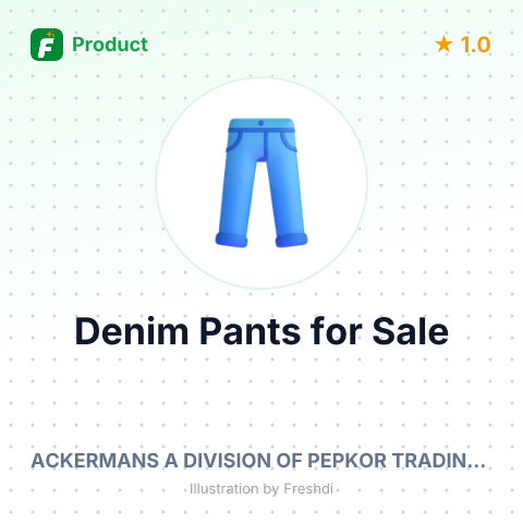 Denim Skinny and Carrot Fit Pants – summary card, no photo uploaded yet